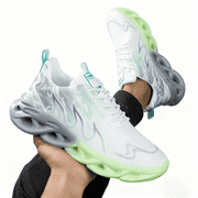 GSLMOLN Women's lightweight breathable sneakers stability support breathable mesh lightweight sneaker with lace-up and slip-on design, comfortable fabric insole and MD sole for all-season outdoor activities