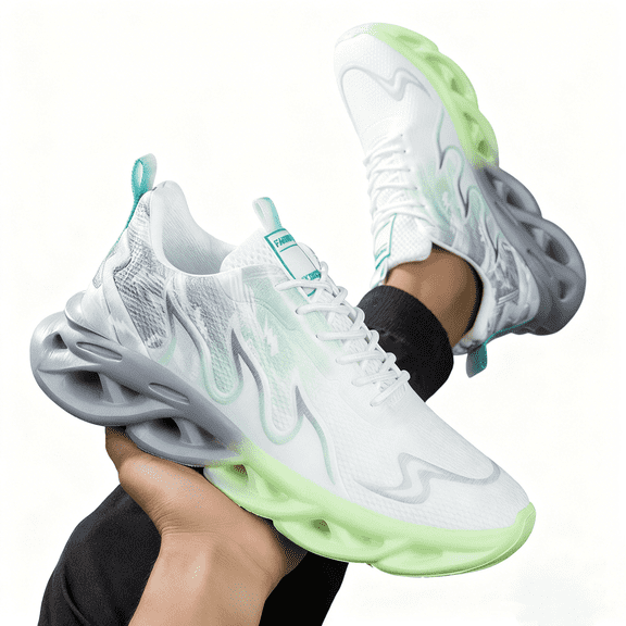 Women's Lightweight Breathable Sneakers, Lace-Up & Slip-On Design