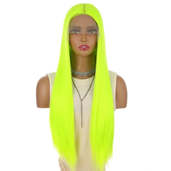 Women's long layered wig, natural wave wig, human hair side parting, heat resistant, lightweight, tangle free, suitable for daily use and clothing