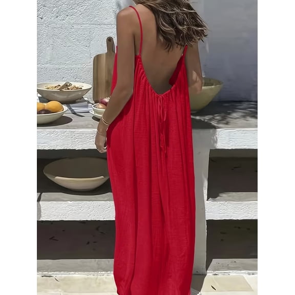Women's loose-fitting casual summer dress with a high-end feel and elegant style for spring and summer