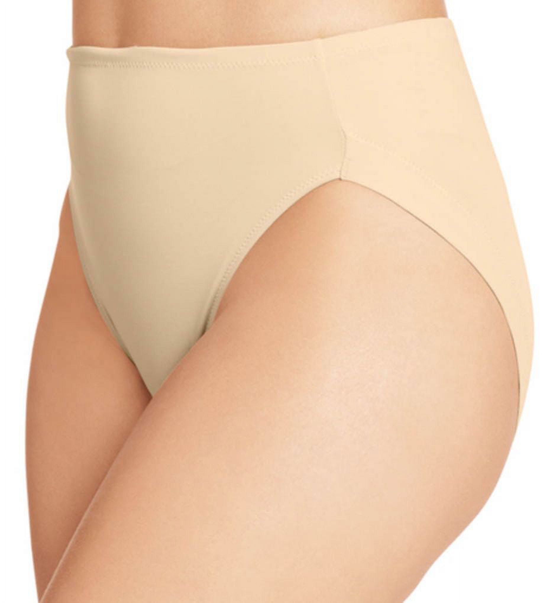 Kindly Yours Women’s Sustainable Cotton Hi-Cut Underwear, 3-Pack, Sizes XS  to XXXL