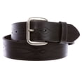 thumbnail image 1 of Women's or Men's Embossed Vintage Full Grain Leather Casual Jean Belt, 1 of 3