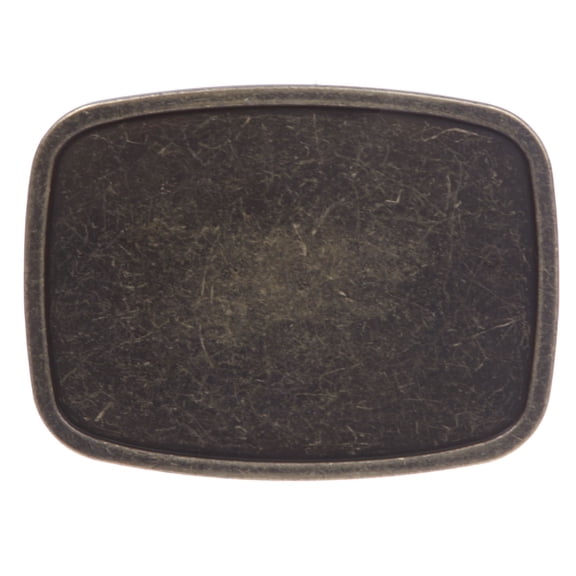 Women's or Men's Rectangular Plain Belt Buckle - Multi Color Options