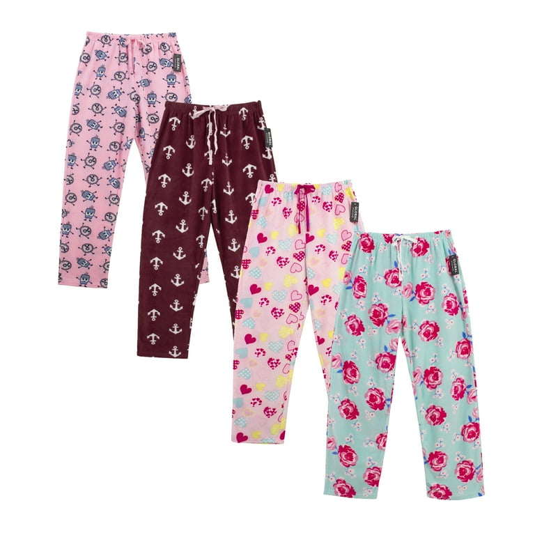 Fleece pajama bottoms ladies best sale