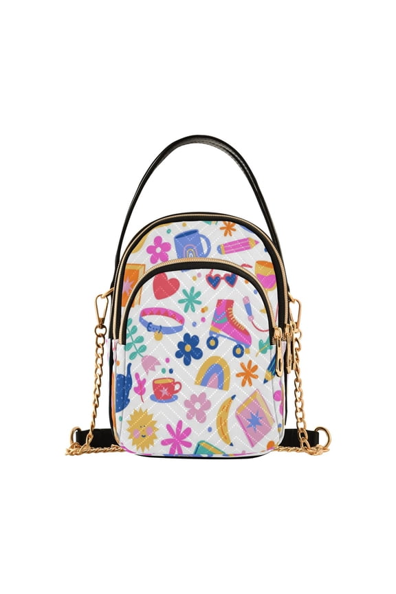 Women's personalized Crossbody Handbag Custom Art