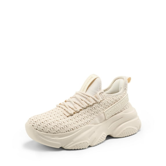 Women's platform chunky sneakers slip-on walking casual shoes