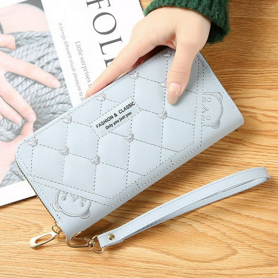 Women's purse female long fashion single zipper large capacity coin purse clutch bag women's cell phone bag card holder