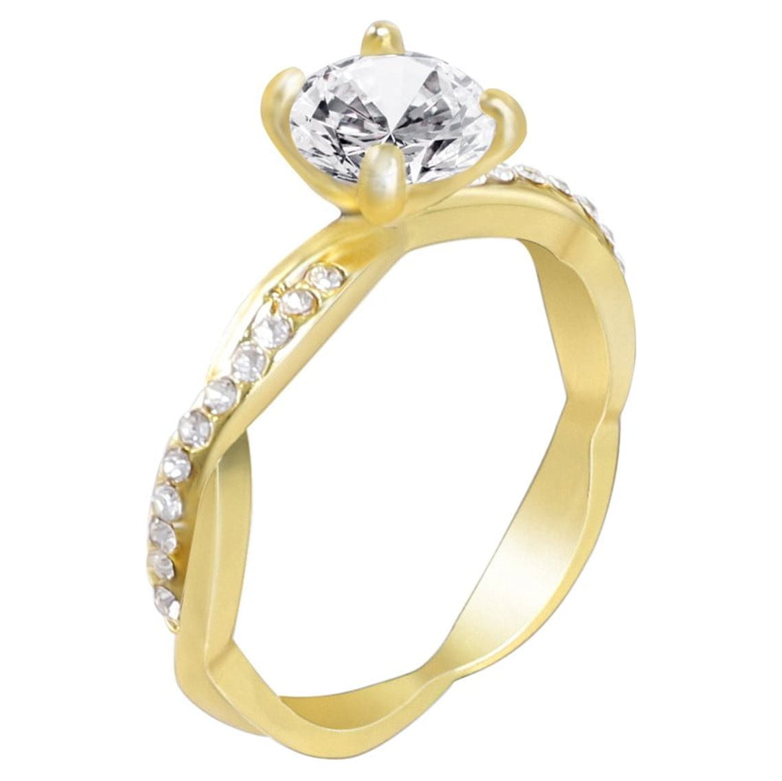 アクセサリー GDC Diamond Memory Ring (Zirconia / Gold Amazon.com: Lzz 14k Gold Simple Diamond Ring Cubic Zirconia