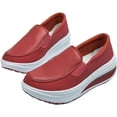 thumbnail image 1 of Women's rocking shoes White sneakers Nurse's shoes Platform platform platform platform platform shoes for women, 1 of 8