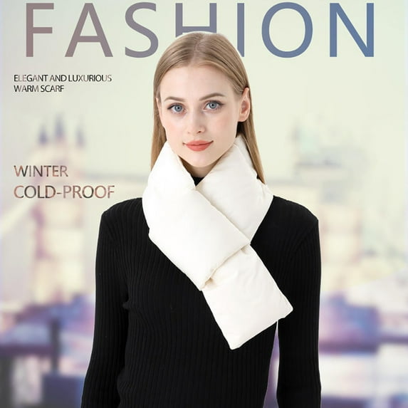 Women's scarves, winter warm cotton, fashionable and elegant men's winter scarves, high-end velvet windproof neck covers