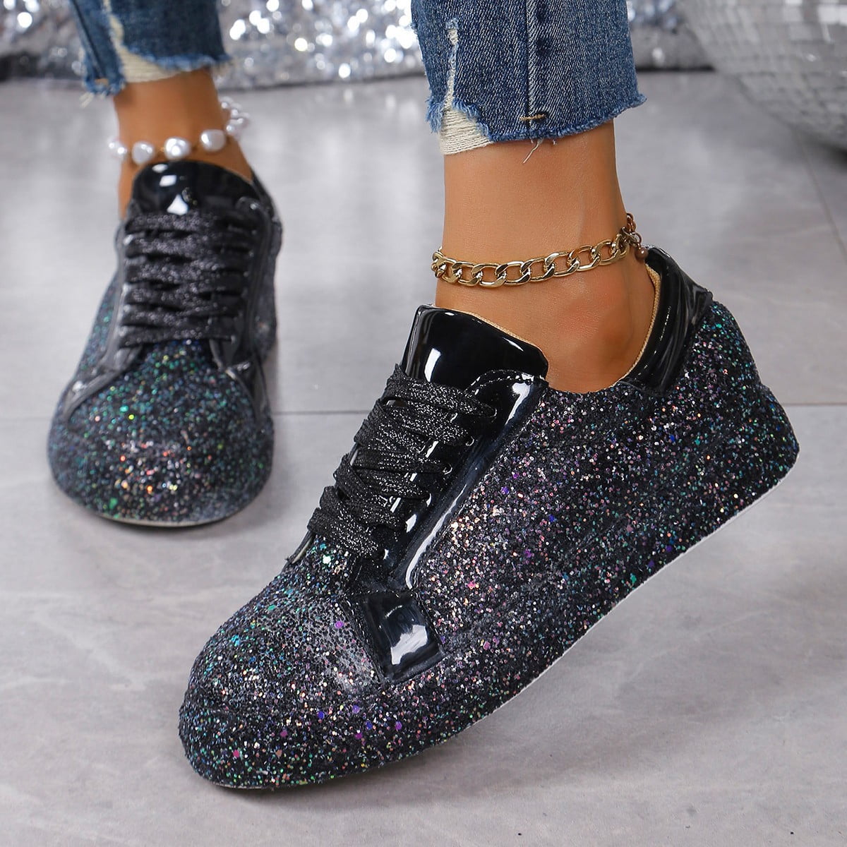 sequin dress with sneakers How To Wear A Dress With Sneakers The Tracee Ellis Ross Way