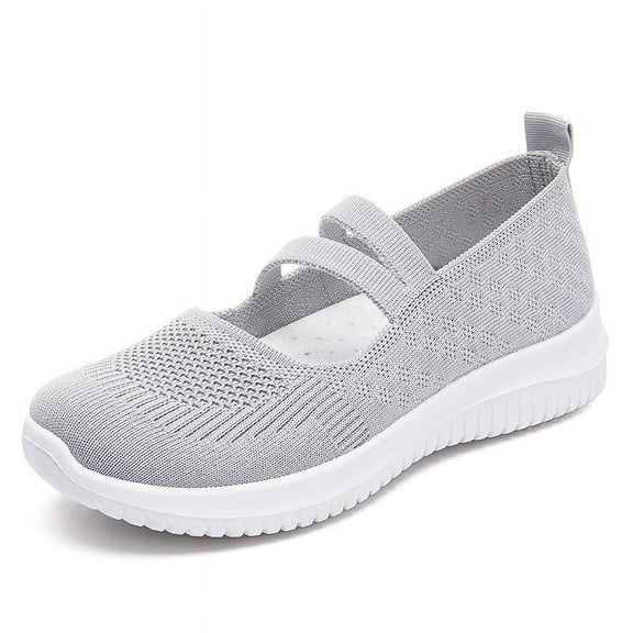 Women's shoes: Breathable Mesh surface shoes, soft-soled casual shoes