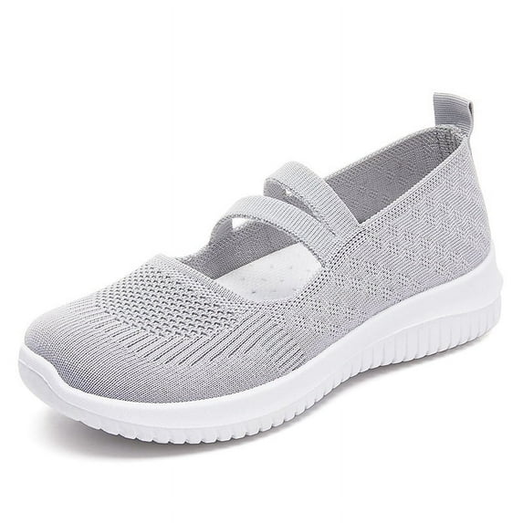 Women's shoes: Breathable Mesh surface shoes, soft-soled casual shoes