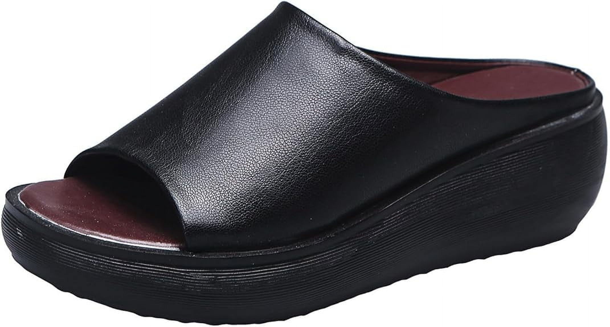 Women's Orthopedic Platform Wedge Sandals - Open Toe Espadrilles, Comfortable For Wedding, Party, Dress