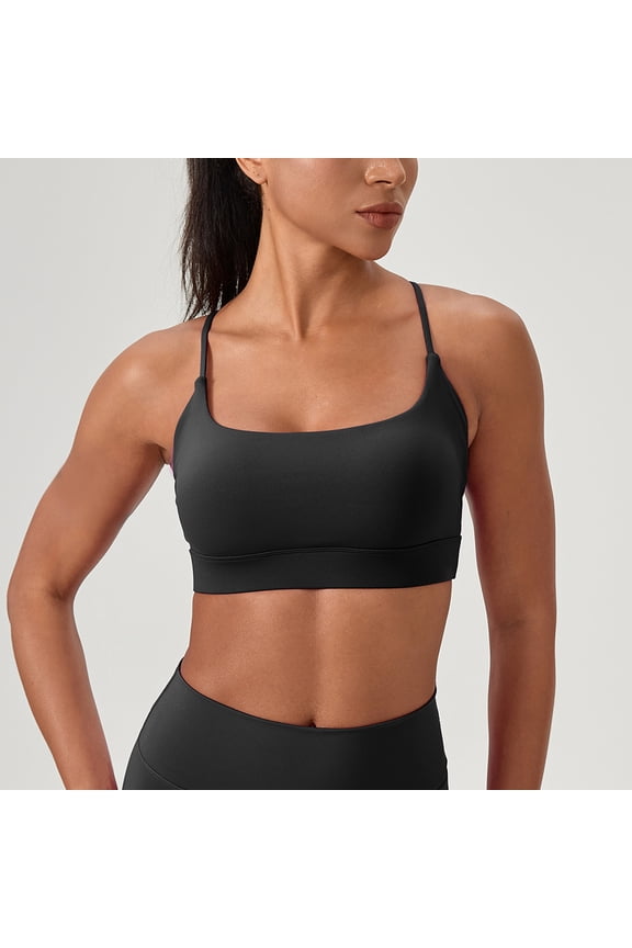 Women's sports vest, removable chest pad, shock-proof, Moisture wicking, Yoga, running, fitness, Daily leisure