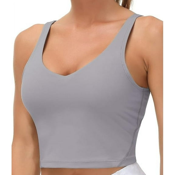 Women's sports vest solid color wide shoulder strap beauty back no underwire yoga underwear fitness bra