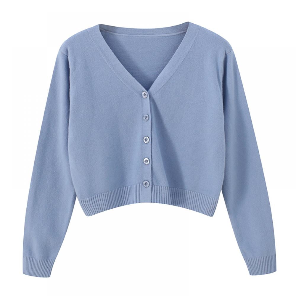 ダウンジャケット・コート MLB Women's Basic Coopers Button Crop Cardigan NY MgPink 3FK Women's spring autumn Cropped Cardigan long sleeve V-Neck