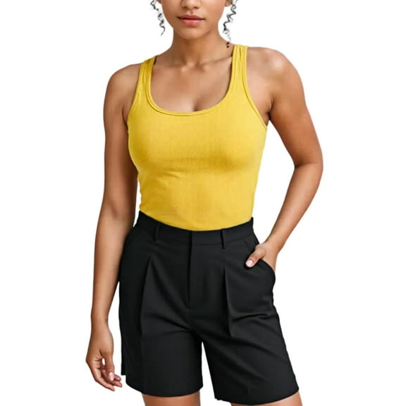 Shadowsong Women's Summer Blended Shorts, Black, Size M