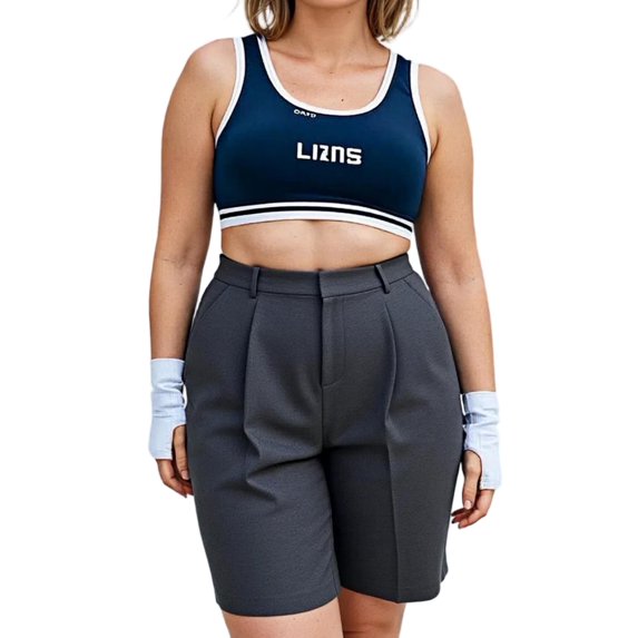 Shadowsong Women's Summer Blended Shorts, Dark Gray, Size XL