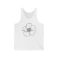 thumbnail image 1 of Women's tank top, jersey tank, Flower tank top, 1 of 2