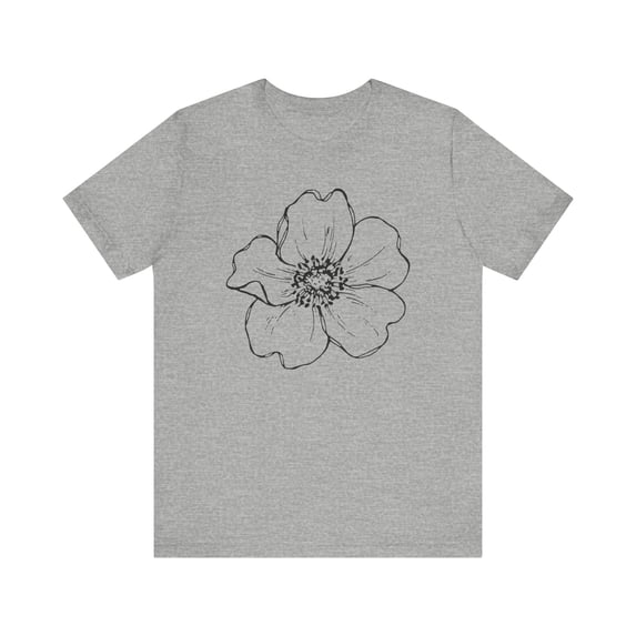Women's tshirt, flower shirt, womens tee