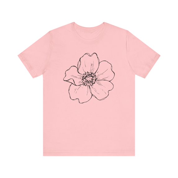 Women's tshirt, flower shirt, womens tee