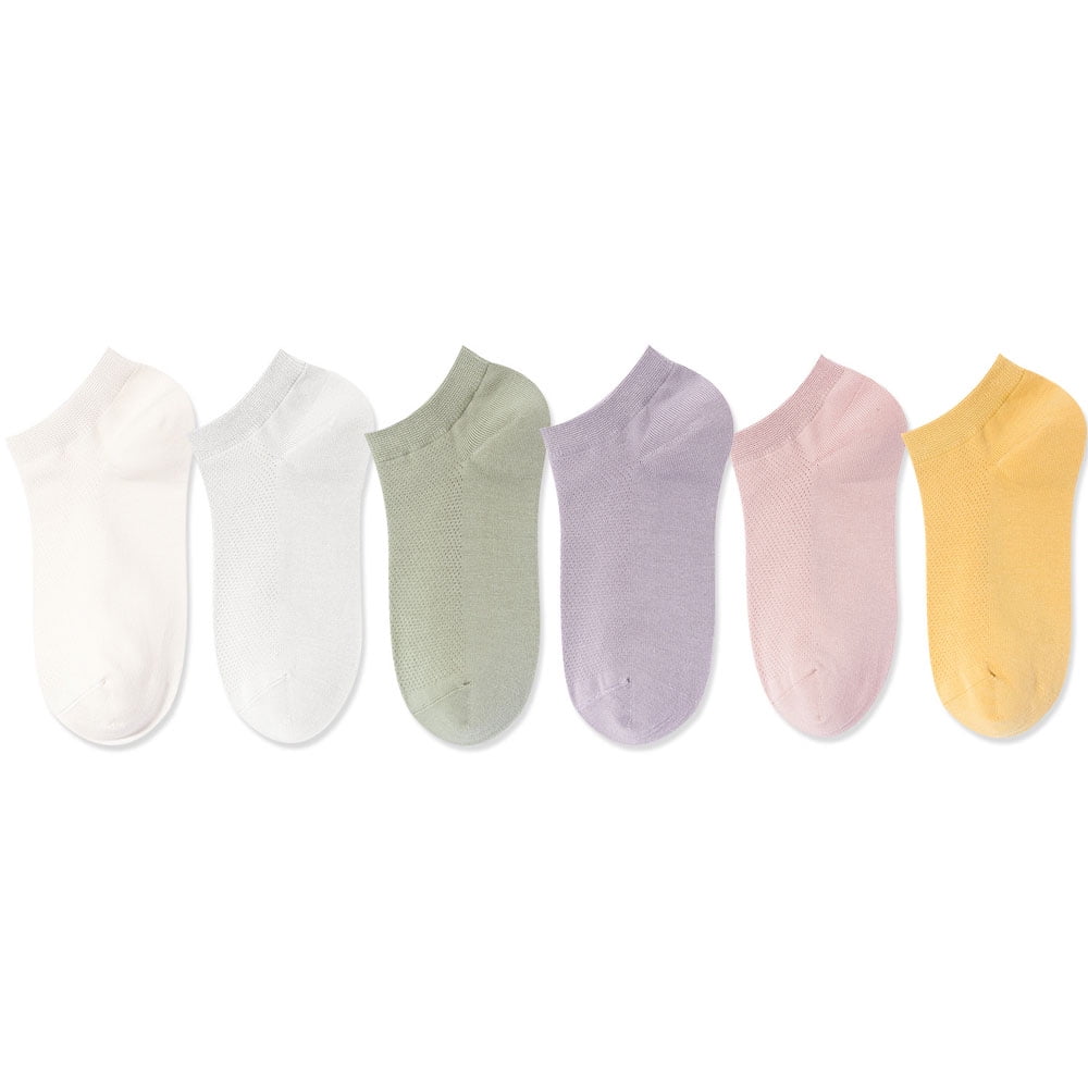 Women's ultrathin socks Bamboo shallow sleeveless breathable low ankle