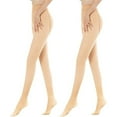 thumbnail image 1 of Women's warm wool lined tights Translucent tights warm winter false transparent tights Flawless legs, 1 of 5
