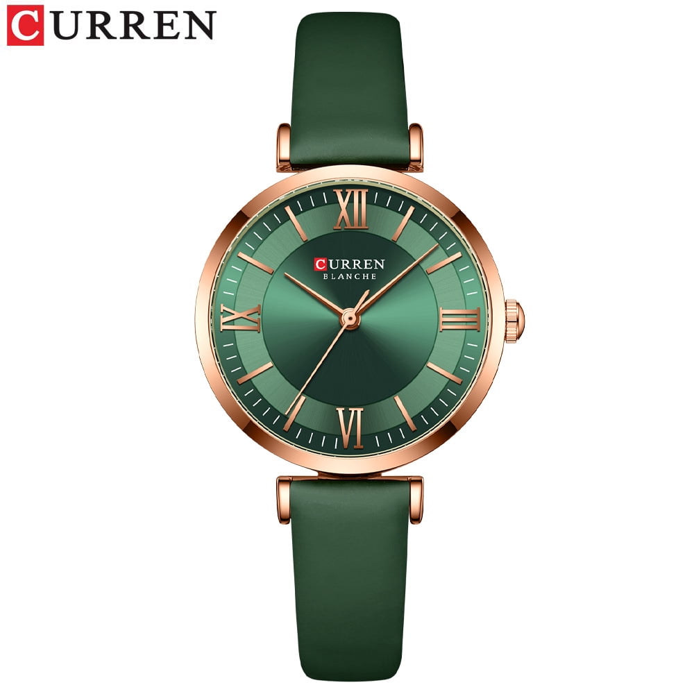 Women's watches, fashionable and casual women's watches with leather straps, wristwatches
