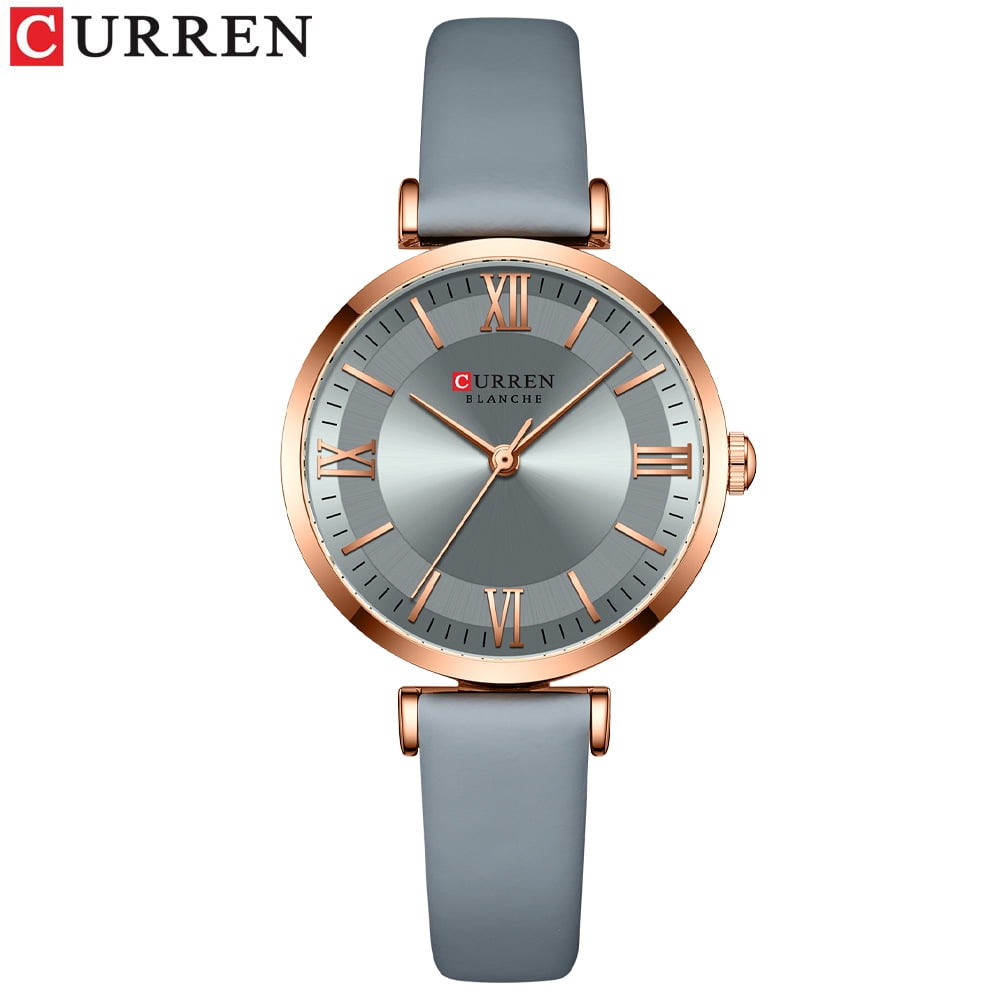 Women's watches, fashionable and casual women's watches with leather straps, wristwatches