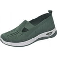 thumbnail image 1 of Women's woven orthopedic breathable soft shoes arch support, diabetes foam shoes walking anti-skid sports shoes, 1 of 9