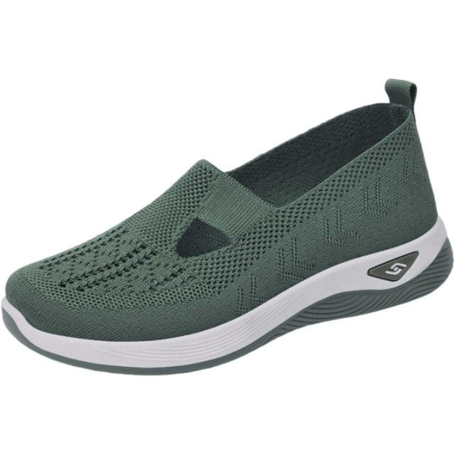 Women's woven orthopedic breathable soft shoes arch support, diabetes