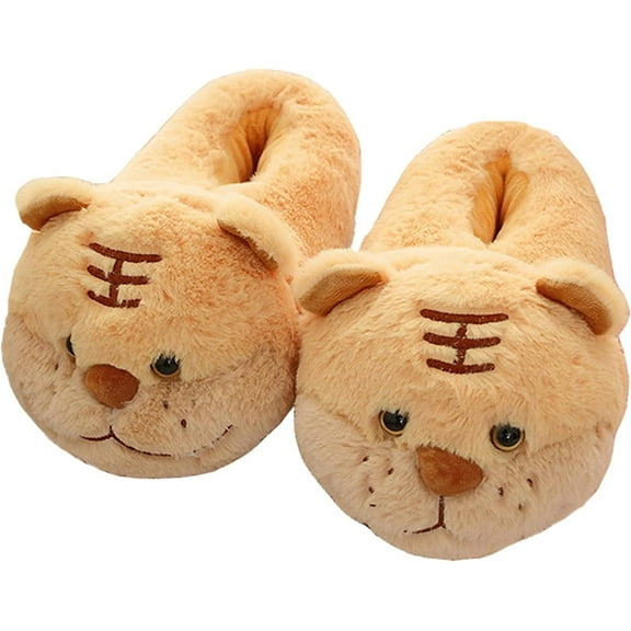 Women slippers Pig slippers Animal slippers Winter plush slippers Warm anti-slip slippers Cotton shoes