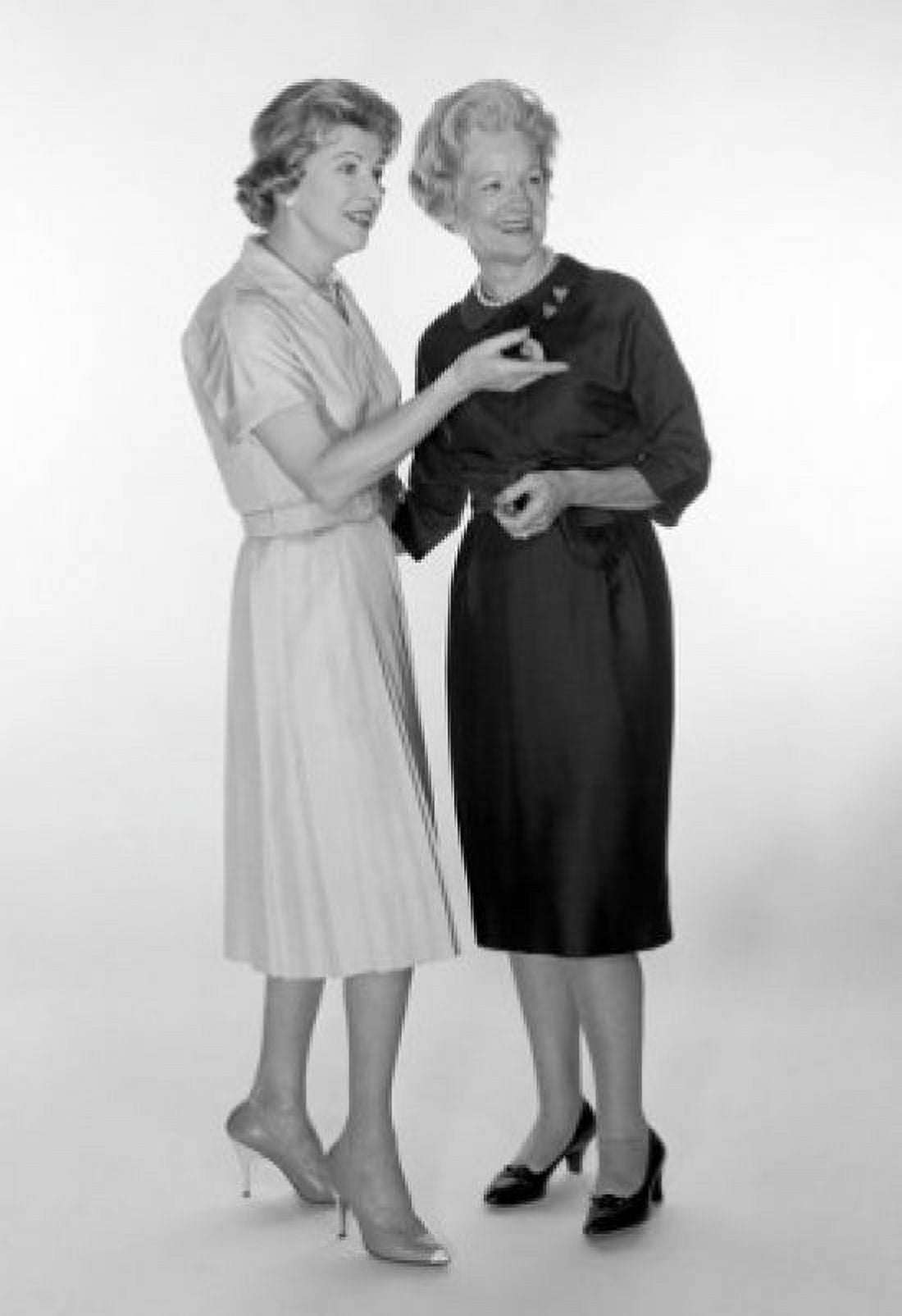 Women talking studio shot Canvas Art - (24 x 36)