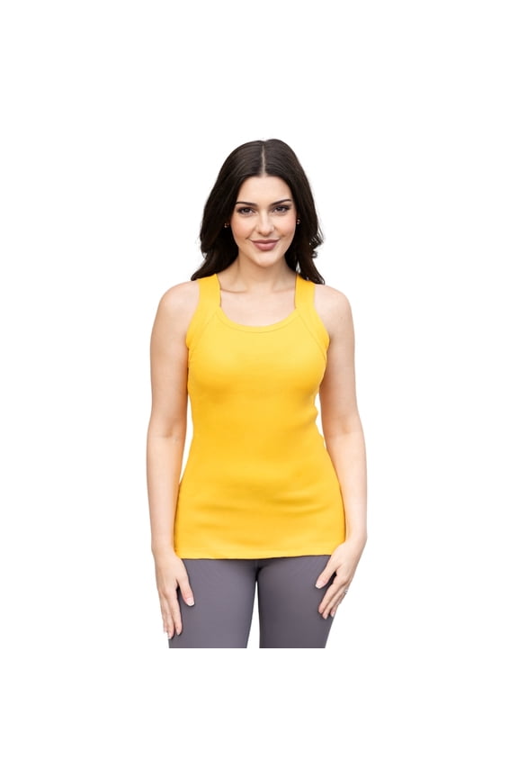 Women's Casual Scoop Neck Camisole Sleeveless Tank Tops