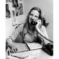 thumbnail image 1 of Women with Long Hair Talking on Phone Poster Print - 18 x 24 in., 1 of 1
