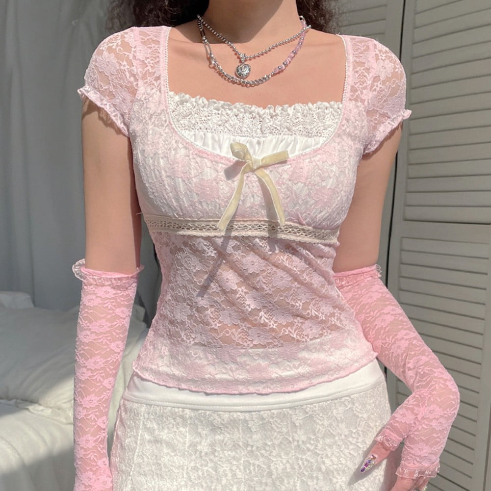 cute lace shirt