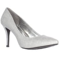 thumbnail image 1 of Womens 1.4.3 Girl Owanda Stilettos Heels - Silver, 1 of 7