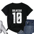 thumbnail image 1 of Womens 10 Balikesir Turkey Türkiye Karesi Altieylül Bandirma G?nen T-Shirt Black Small, 1 of 5