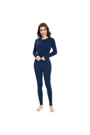 Women's 100% Merino Wool Thermal Base Layer Set, Long Johns for Skiing, Hiking, Travel and Cold Weather Activities