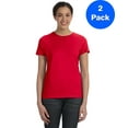 thumbnail image 1 of Womens 100% Ringspun Cotton nano-T T-Shirt SL04 (2 PACK), 1 of 2