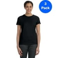 thumbnail image 1 of Womens 100% Ringspun Cotton nano-T T-Shirt SL04 (3 PACK), 1 of 2