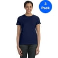 thumbnail image 1 of Womens 100% Ringspun Cotton nano-T T-Shirt SL04 (3 PACK), 1 of 2
