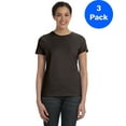 thumbnail image 1 of Womens 100% Ringspun Cotton nano-T T-Shirt SL04 (3 PACK), 1 of 1