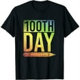 thumbnail image 1 of Womens 100Th Day Students Kids Teacher Gift 100 Days Of School T-Shirt White X-Large, 1 of 5