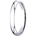 thumbnail image 1 of Womens 14K White Gold, 3mm Slim Profile Comfort-Fit Wedding Band (sz 13.5), 1 of 3