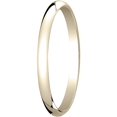 thumbnail image 1 of Womens 14K Yellow Gold, 2.0mm Traditional Dome Oval Wedding Band (sz 14.5), 1 of 3