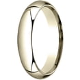 thumbnail image 1 of Womens 14K Yellow Gold, 5.0mm High Dome Heavy Comfort-Fit Wedding Band (sz 4), 1 of 3