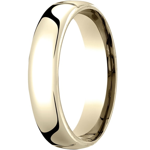 Womens 14K Yellow Gold, 5.5mm London Couture Comfort-Fit Wedding Band (sz 5.5)