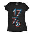 thumbnail image 1 of Womens 1776 Stripes Funny T Shirt Awesome Fourth Of July Graphic Tee for Ladies Womens Graphic Tees, 1 of 9